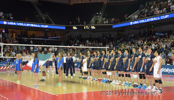 Iranian national volleyball team - USC (August 9, 2014)