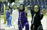 Iranian women Wushu athletes - Mehr