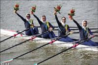 Iran's women rowers - ISNA