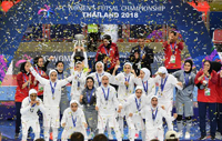 Iranian women's Futsal Team - ISNA
