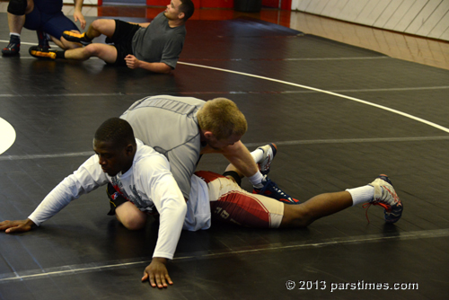 US Wrestling team  praticing  (May 17, 2013) - by QH