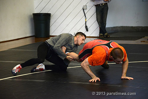 US Wrestling team  praticing  (May 17, 2013) - by QH