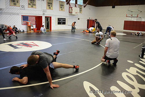 US Wrestling team  praticing (May 17, 2013) - by QH