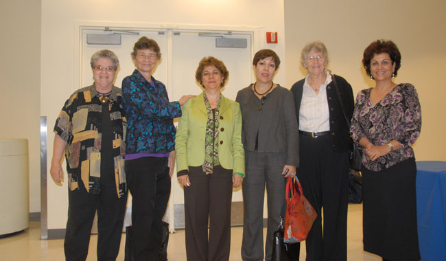 Dr. Sondra Hale, Dr. Mary Elaine Hegland, Dr. Nayereh Tohidi, Dr. Azadeh Kian, Dr. Erika Friedl, Dr. Janet Afary - UCLA (October 23, 2009) by QH