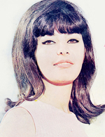 1966 Miss Iran Mitra Nikanpour with long hair