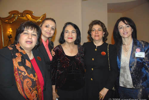 Global Women's Rights Awards: Elaheh Amani, Dolores Huerta, Campaign Member, Dr. Nayereh Tohidi, Soraya Fallah - Beverly Hills (April 29, 2009) by QH