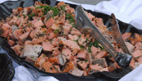 Salmon prepared Persian style